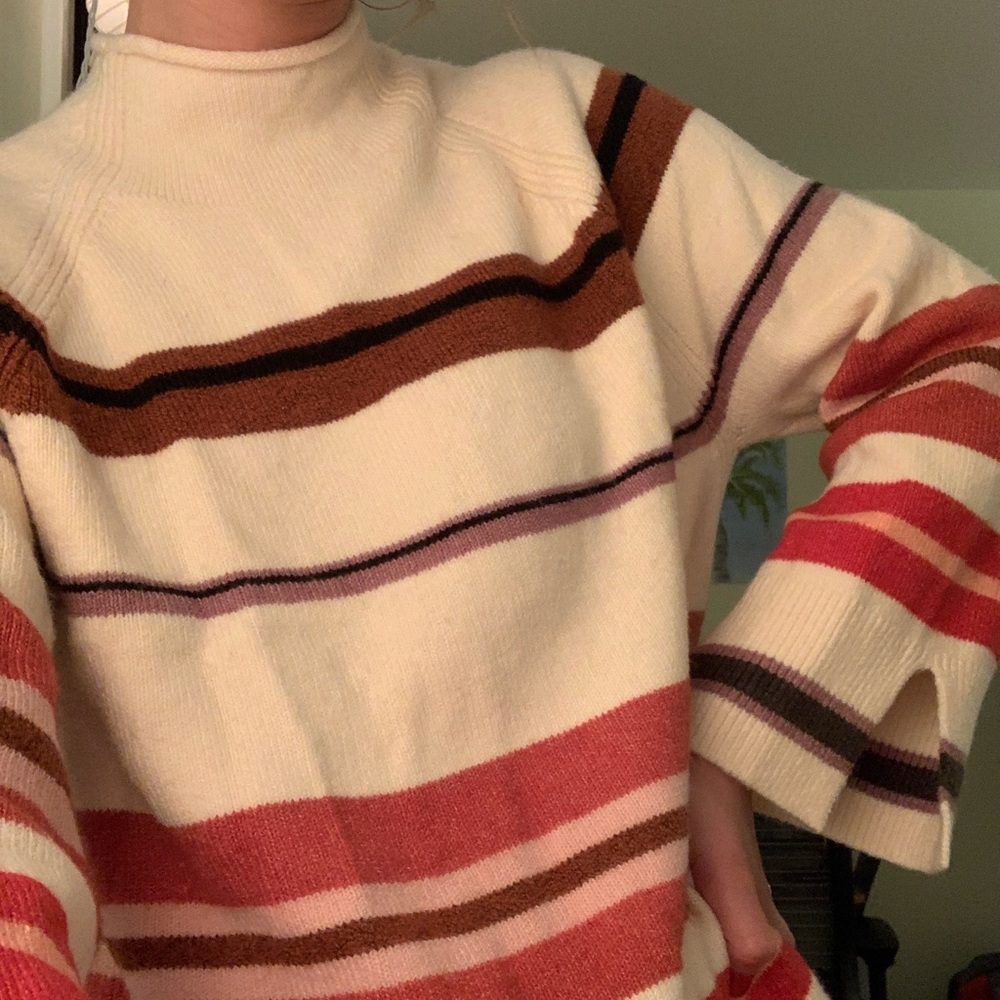 Cozy striped sweater